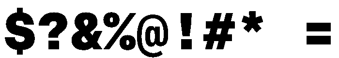 CritMono Black 809e0ca1 Font OTHER CHARS