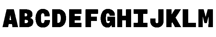 CritMono Black 809e0ca1 Font UPPERCASE
