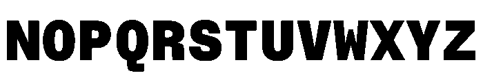 CritMono Black 809e0ca1 Font UPPERCASE