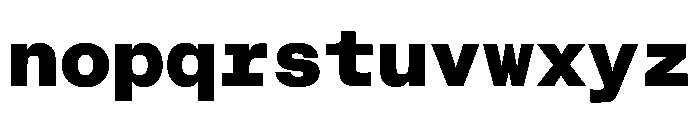 CritMono Black 809e0ca1 Font LOWERCASE