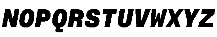 CritMono BlackItalic 1511b5ba Font UPPERCASE