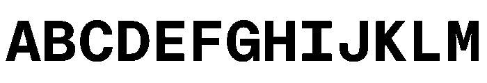 CritMono Bold E28f6761 Font UPPERCASE