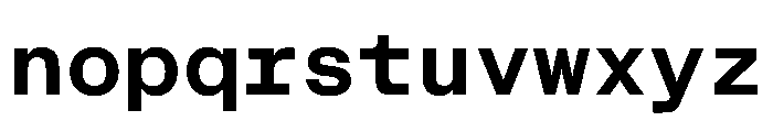 CritMono Bold E28f6761 Font LOWERCASE