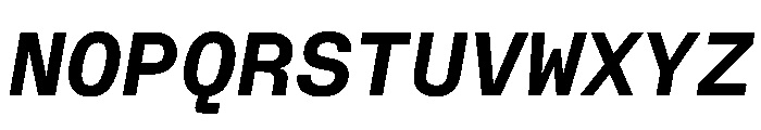 CritMono BoldItalic B71e2254 Font UPPERCASE