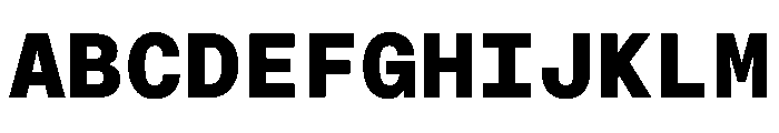 CritMono Extrabold Ed289f4f Font UPPERCASE