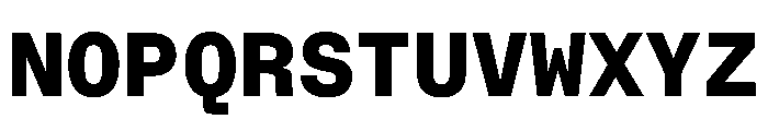 CritMono Extrabold Ed289f4f Font UPPERCASE