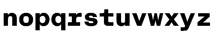 CritMono Extrabold Ed289f4f Font LOWERCASE