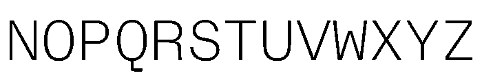 CritMono Extralight 39f7bd6b Font UPPERCASE