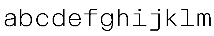 CritMono Extralight 39f7bd6b FONT
