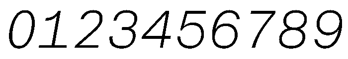 CritMono ExtralightItalic 7f84673f Font OTHER CHARS
