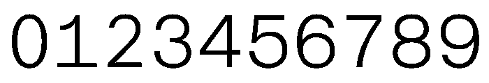 CritMono Light Font OTHER CHARS