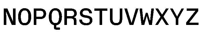 CritMono Medium Font UPPERCASE