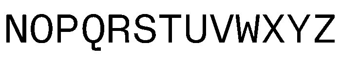 CritMono Regular Font UPPERCASE