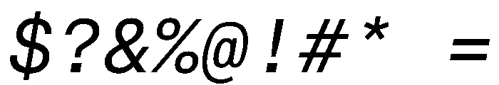 CritMono RegularItalic D49db5ea Font OTHER CHARS