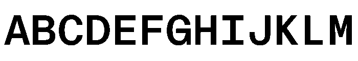 CritMono Semibold Adf08e5d Font UPPERCASE