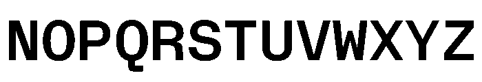 CritMono Semibold Adf08e5d Font UPPERCASE