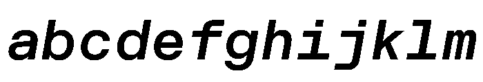 CritMono SemiboldItalic D76088ee FONT