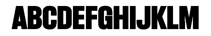 Criterium Black Font UPPERCASE
