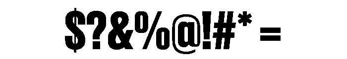 Criterium Bold Font OTHER CHARS