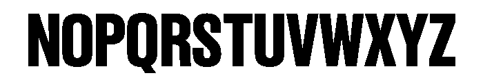 Criterium Bold Font UPPERCASE