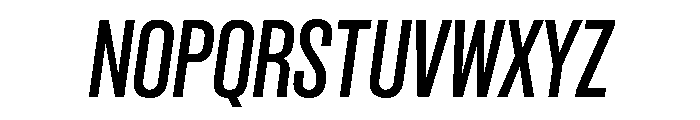 Criterium MediumItalic Font UPPERCASE