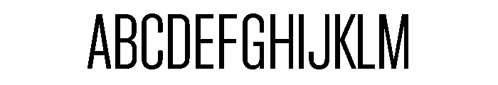 Criterium Regular Font UPPERCASE