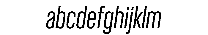 Criterium RegularItalic FONT