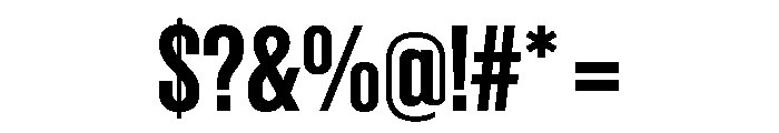 Criterium Semibold Font OTHER CHARS