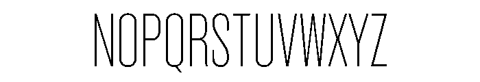 Criterium UltraLight Font UPPERCASE