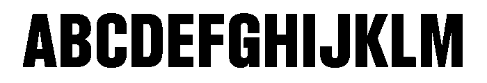 CriteriumText Black Font UPPERCASE