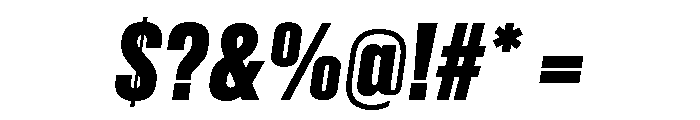 CriteriumText BlackItalic Font OTHER CHARS