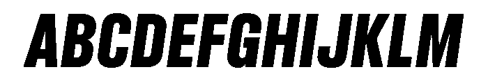 CriteriumText BlackItalic Font UPPERCASE
