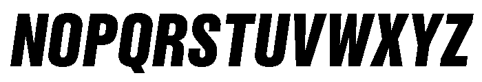 CriteriumText BlackItalic Font UPPERCASE