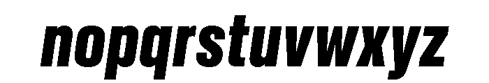 CriteriumText BlackItalic Font LOWERCASE