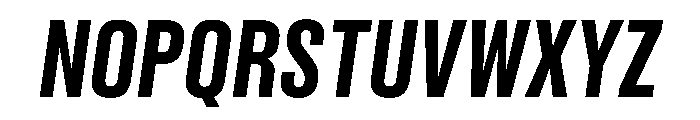 CriteriumText BoldItalic Font UPPERCASE