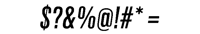 CriteriumText MediumItalic Font OTHER CHARS