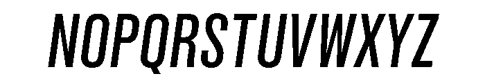 CriteriumText MediumItalic Font UPPERCASE