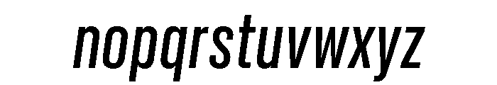 CriteriumText MediumItalic Font LOWERCASE
