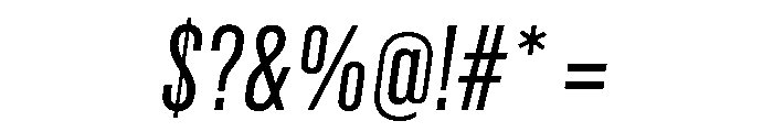CriteriumText RegularDarkItalic Font OTHER CHARS