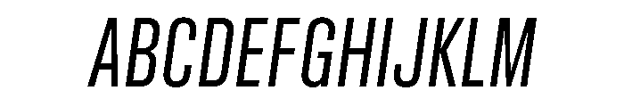 CriteriumText RegularDarkItalic Font UPPERCASE