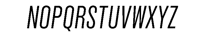 CriteriumText RegularItalic Font UPPERCASE