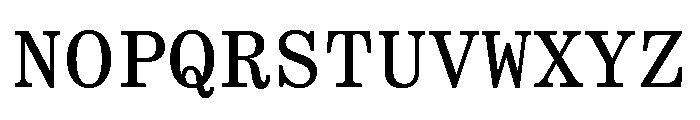Crows Regular Font UPPERCASE