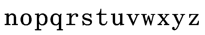 Crows Regular Font LOWERCASE