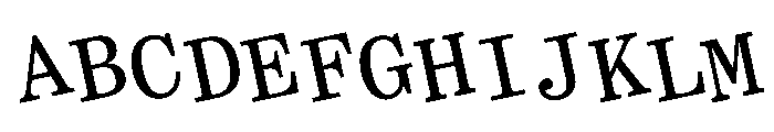 Crows Twisted Font UPPERCASE