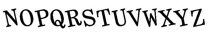Crows Twisted Font UPPERCASE