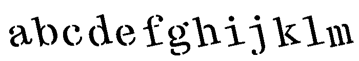 Crows TwistedStencil FONT