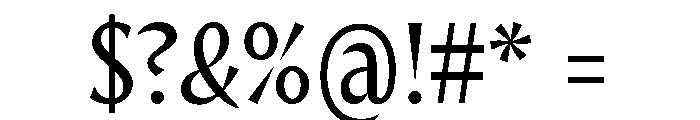 Crumbs Semi Font OTHER CHARS