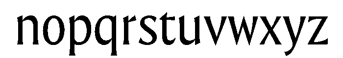Crumbs Semi Font LOWERCASE