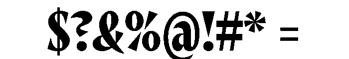 Crumbs Serif Font OTHER CHARS