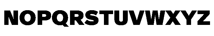 Crystal Black Font UPPERCASE